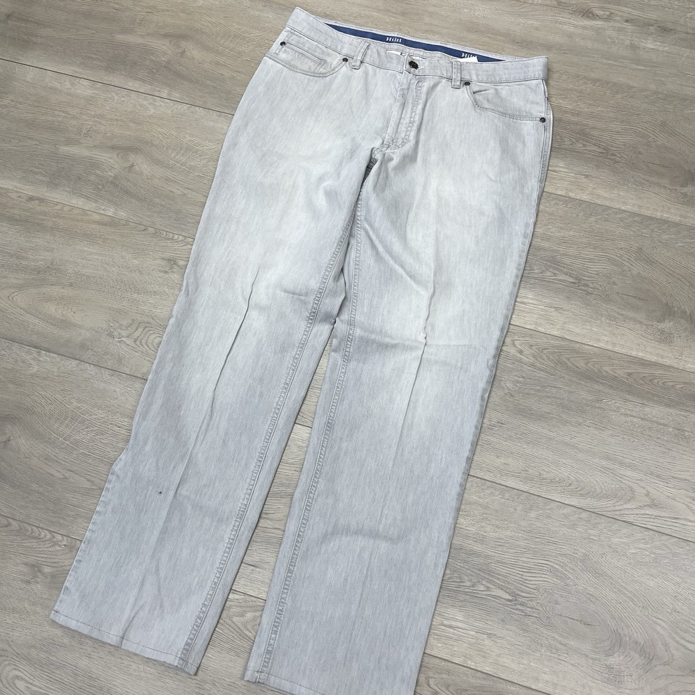 Hiltl The Ultimate Trousers Men's Gray Sz 36x34 Taylor Richard's Cogner